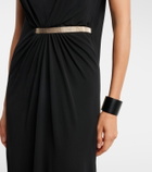 Tom Ford Draped gathered crêpe jersey gown