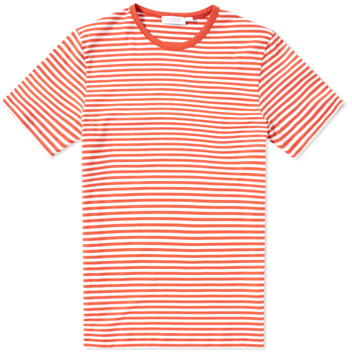 Photo: Sunspel English Stripe Crew Neck Tee