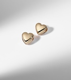 Roxanne First Puffy Heart 14kt gold earrings
