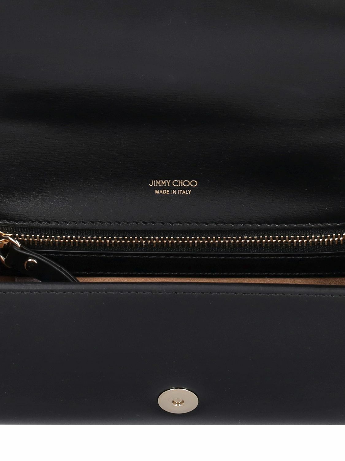 JIMMY CHOO Avenue Leather Wallet with chain Jimmy Choo