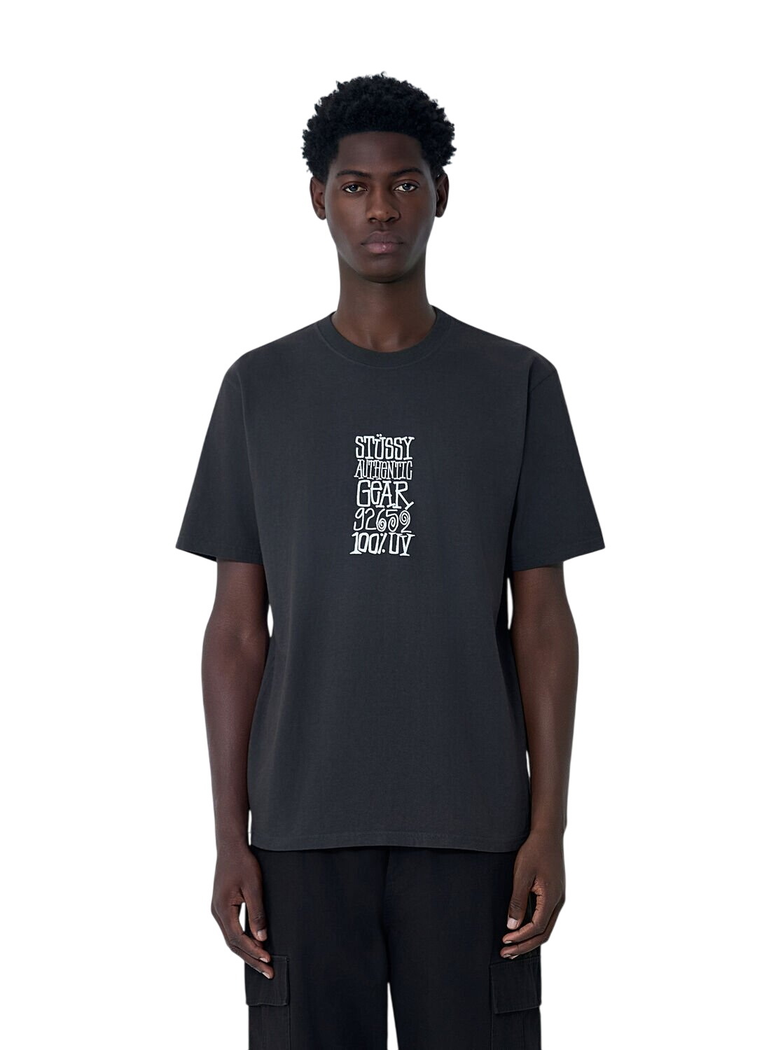 Stüssy - Slim-Fit Printed Cotton-Jersey T-Shirt - Black Stussy