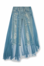 Diesel Regular Jeans Regular Waist D-Aisi, Medium blue, Zip fly