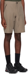 PEdALED Brown Jary Shorts