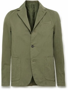 Officine Générale - Armie Unstructured Organic Cotton-Twill Blazer - Green