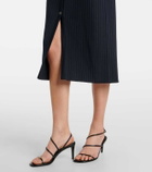 Vince Ribbed-knit midi dress