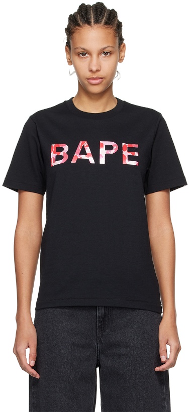 Photo: BAPE Black ABC Camo Glitter T-Shirt