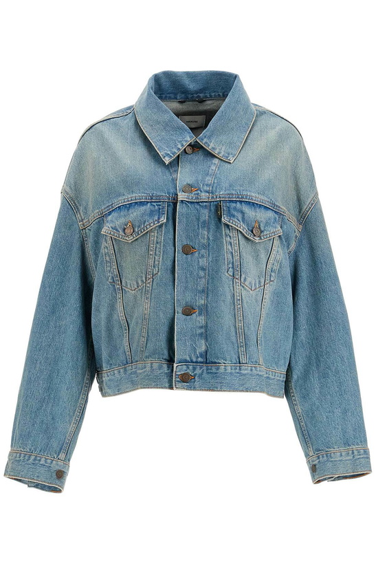 Photo: Haikure Denim Boxy Jacket With Spencer