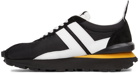 Lanvin Black & White Bumper Sneakers