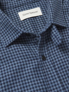 Oliver Spencer - Clerkenwell Checked Cotton-Flannel Shirt - Blue