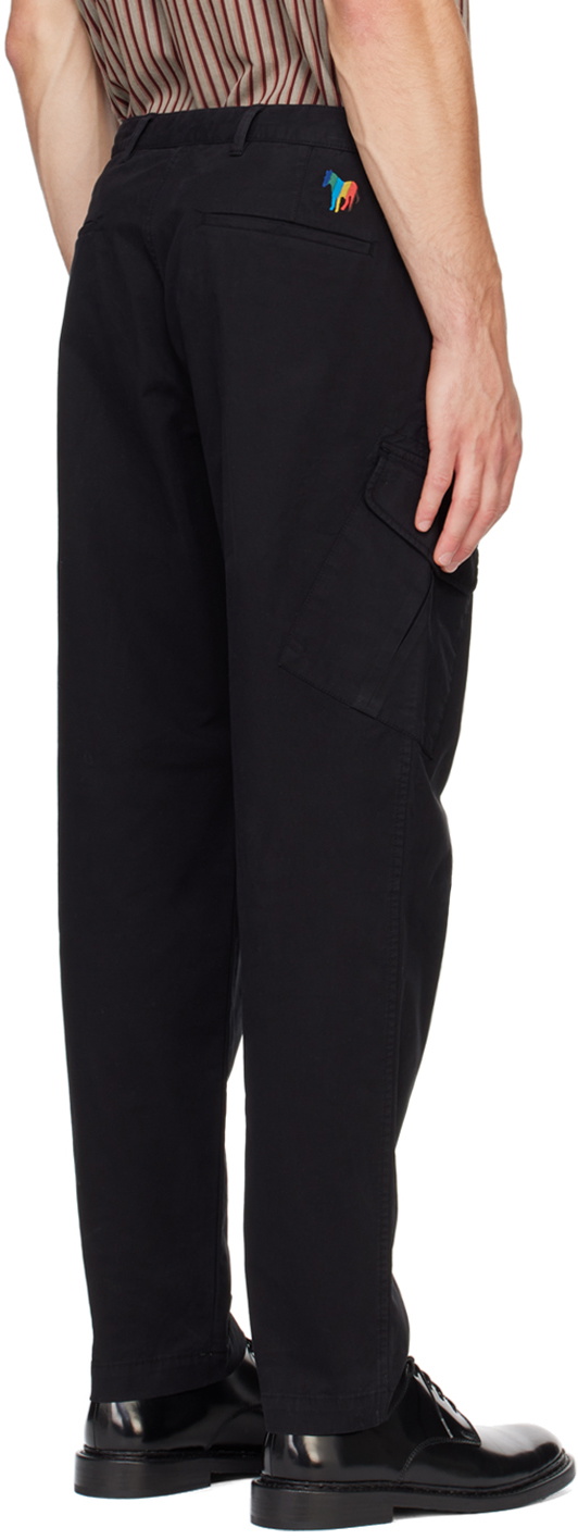 PS by Paul Smith Black Zebra Cargo Pants