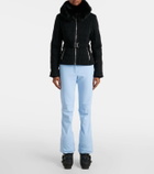 Fusalp Gitu smocked satin twill ski jacket