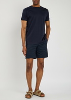 Raith Luxe Mercerized Cotton T-shirt Navy