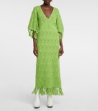 Dodo Bar Or Simmons fringe-trimmed maxi dress