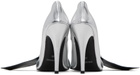 Pushbutton Silver Strap Detail Pumps