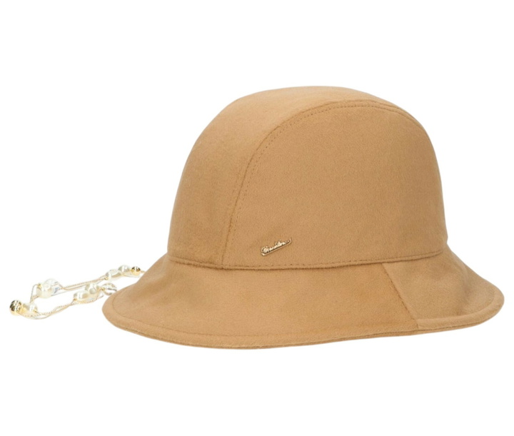 Photo: Borsalino Victoria Cloche With Removable Pearls Chain