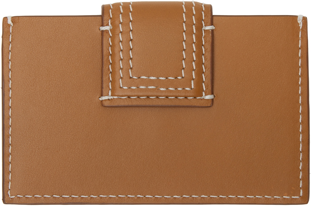 JACQUEMUS Brown 'The Bambino' Card Holder