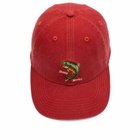 Foret Men's Catch Washed Cap in Red 