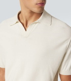 Canali Cotton and silk polo shirt