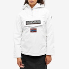 Napapijri Women's Rainforest 5 Pullover Jacket in White Whisper