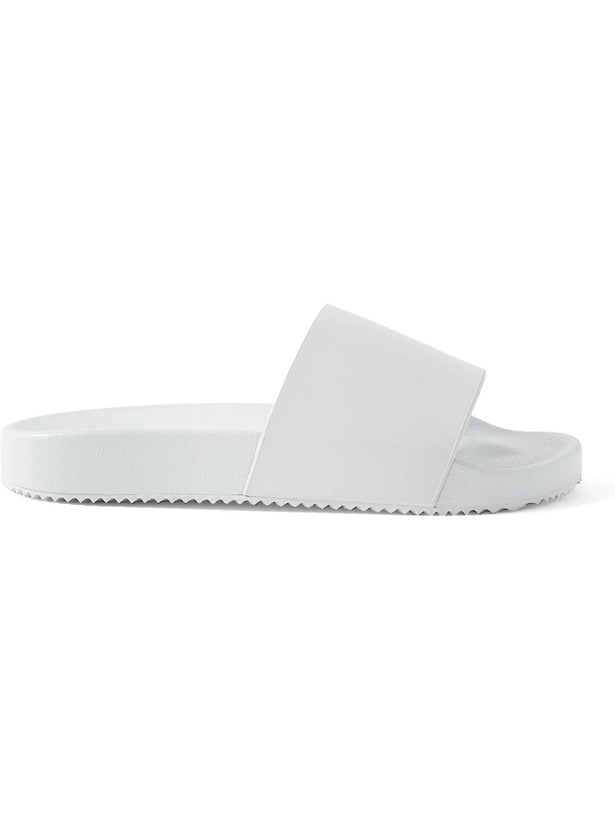 Photo: ONIA - Leather Slides - Gray