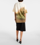 Loewe Printed cotton-blend T-shirt