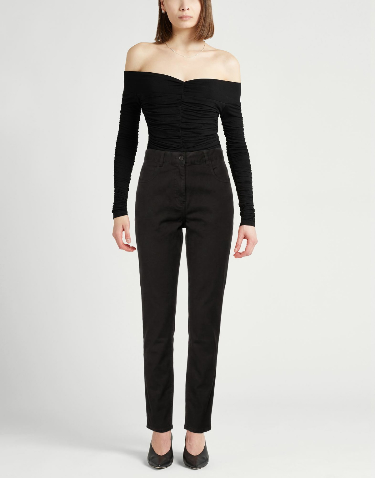 The Row Womens Pants in Black