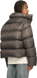 Rick Owens Gray Concordians Turtle Down Jacket
