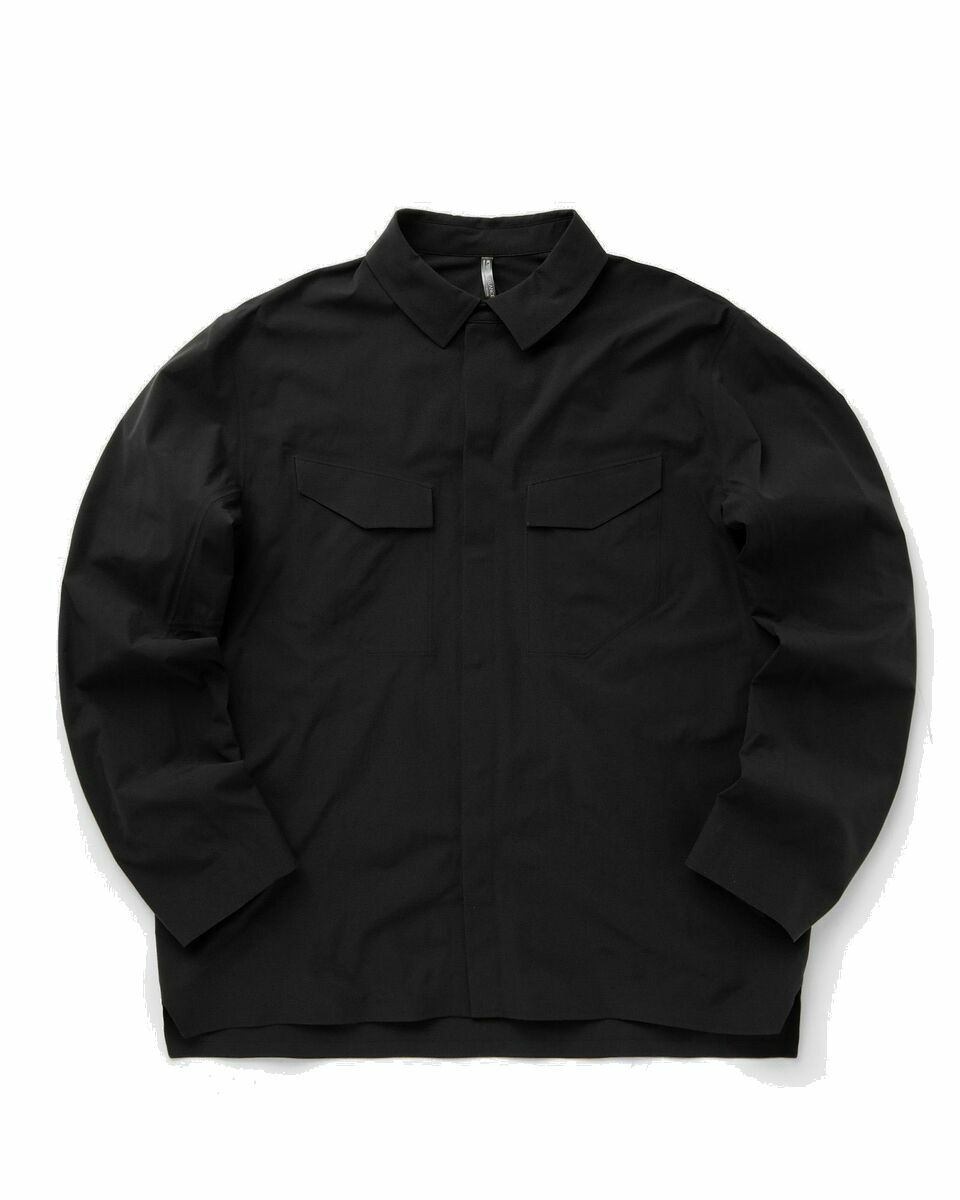 Photo: Arc´Teryx Veilance Field Ls Shirt Black - Mens - Longsleeves