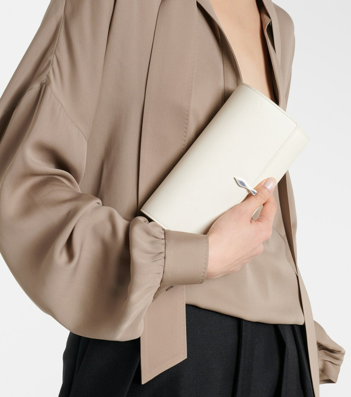 Christian Louboutin Bettina leather clutch