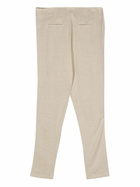 Elena Velez Oat Beige Tapered Trousers