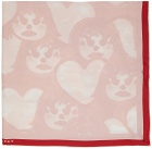 Givenchy Pink Chito Edition Heart Girl Scarf