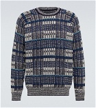 Giorgio Armani - Checked cotton-blend sweater
