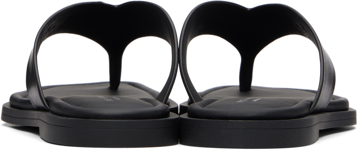 rag & bone Black Gracie Thong Sandals