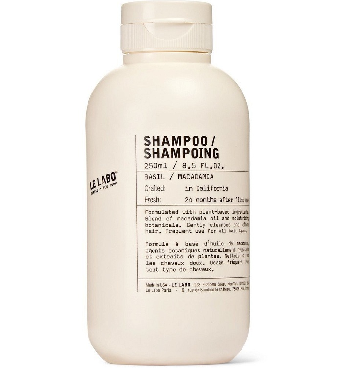 Photo: Le Labo - Basil Shampoo, 250ml - Men - Cream
