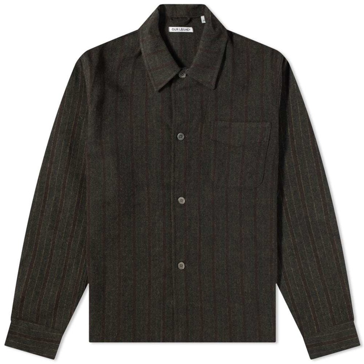 Photo: Our Legacy Box Striped Overshirt
