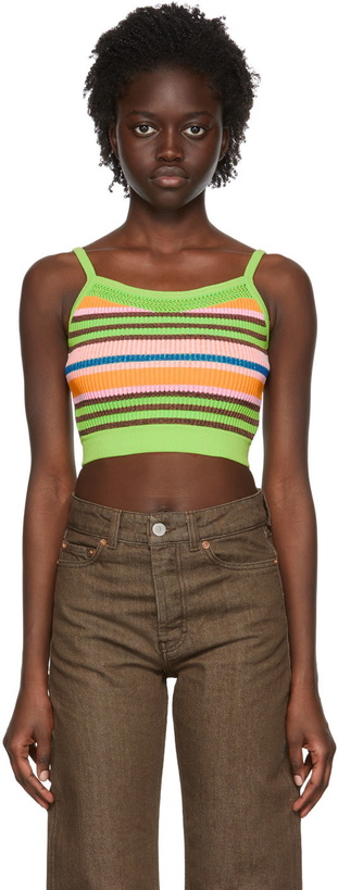 Photo: AGR Green Nylon Tank Top
