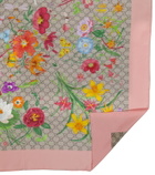 Gucci - GG Flora silk scarf