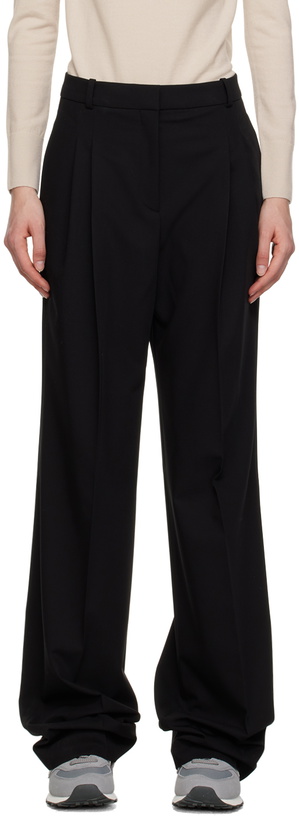 Photo: Hugo Black Pleated Trousers