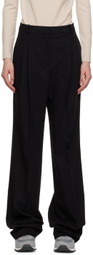Hugo Black Pleated Trousers
