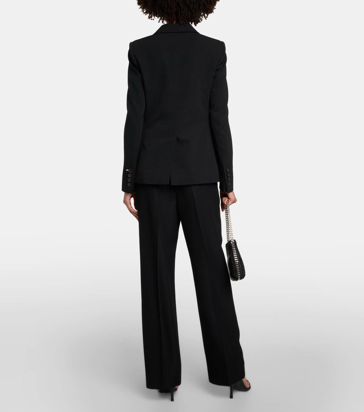 【関税込み】stella mccartney Single-breasted wool blazer Stella McCartney Single-breasted wool blend blazer Stella