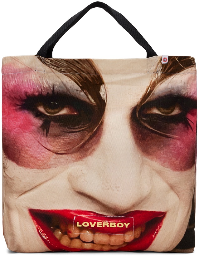 Photo: Charles Jeffrey Loverboy SSENSE Exclusive Multicolor Face Tote