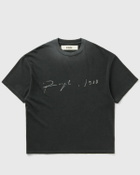 Rough. SIGNATURE T-SHIRT Black Mens Shortsleefe