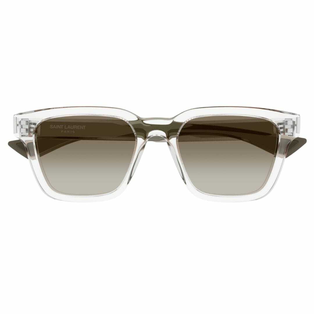 Saint Laurent Eyewear Sl 790/f005 Crystal Crystal Green