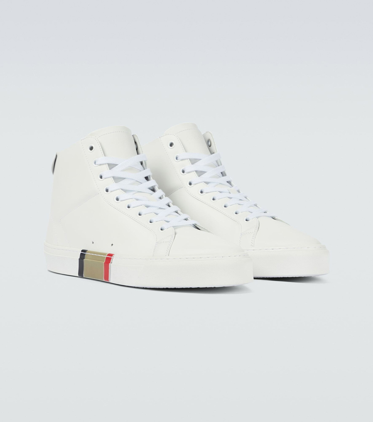 Burberry - Rangleton high-top leather sneakers Burberry