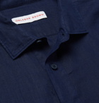 Orlebar Brown - Ridley Linen Half-Placket Shirt - Navy