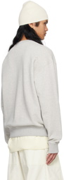 Jil Sander Gray Oversized Sweatshirt