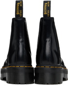 Dr. Martens Black 2976 Polished Smooth Platform Chelsea Boots