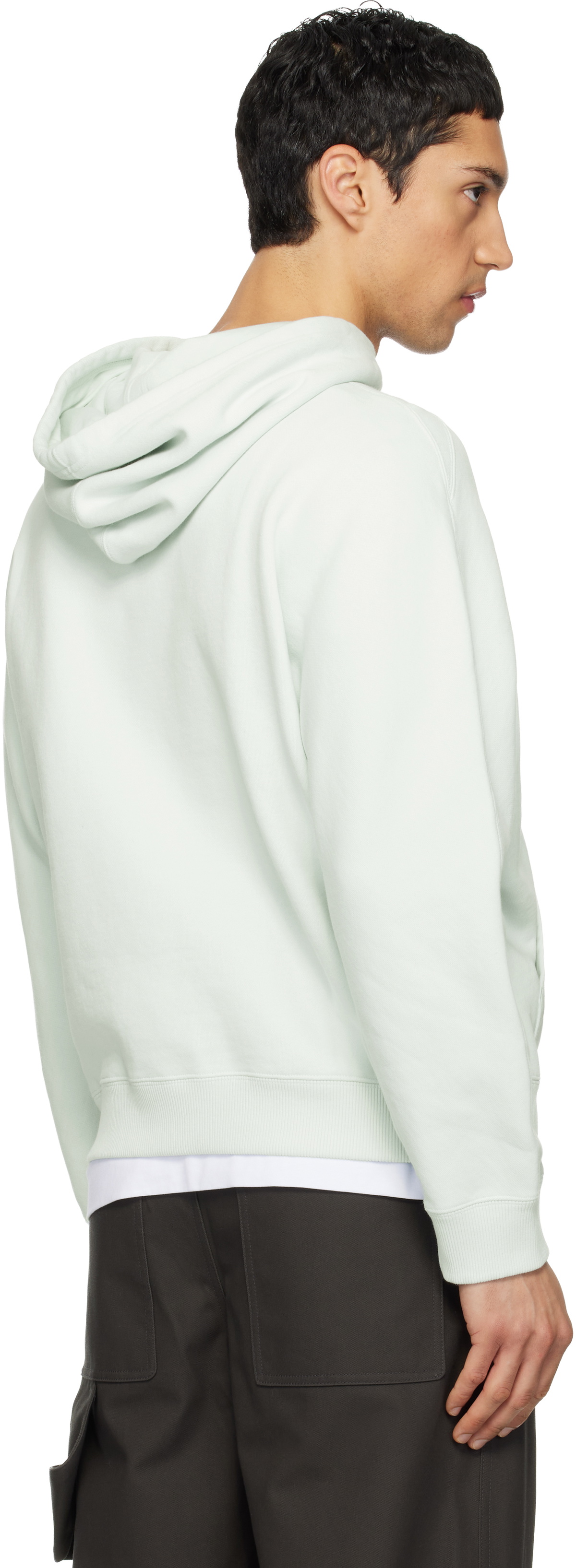 Courrèges Green Oversized Hoodie