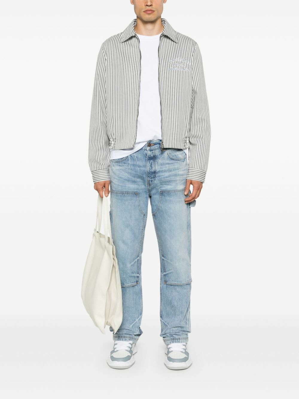 Amiri 'Carpenter' Light Blue Cotton Jeans Men