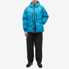 Stone Island Men's Crinkle Reps Hooded Down Jacket in Turquoise